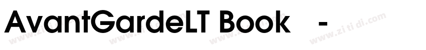 AvantGardeLT Book 粗体字体转换